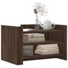 vidaXL Coffee Table Brown Oak 80x50x50 cm Engineered Wood