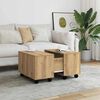 vidaXL Coffee Table Artisan Oak 60x60x38 cm Engineered Wood