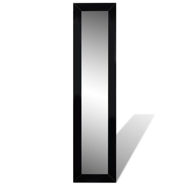 vidaXL Mirrors Black Glass