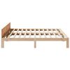 vidaXL Bed Frame without Mattress 180x200 cm Super King Solid Wood Pine