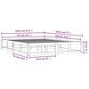 vidaXL Bed Frame without Mattress 135x190 cm Double Double Solid Wood