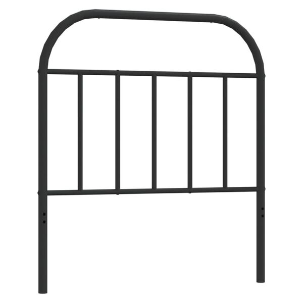 vidaXL Metal Replace Headboard Black 90 cm