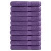 vidaXL Premium Towels SOLUND 10 pcs Purple 100x200 cm 600 gsm