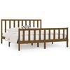 vidaXL Bed Frame without Mattress Honey Brown 180x200 cm Solid Wood