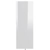 vidaXL Book Cabinet High Gloss White 67x24x161 cm Engineered Wood