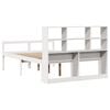 vidaXL Bookcase Bed without Mattress White 120x200 cm Solid Wood Pine