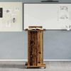 vidaXL Podium with Drawer Old Wood 55 x 55 x 107 cm Engineered Wood