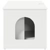 vidaXL Cat House White 85 x 55 x 50.5 cm Engineered Wood