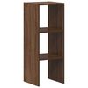 vidaXL Bookcase Stackable Brown Oak 30x30x80 cm Engineered Wood