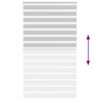 vidaXL Zebra Blind Light Grey 125x230 cm Fabric Width 120.9 cm Polyester