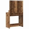 vidaXL Dressing Table Old Wood 75.5 x 41 x 135 cm Engineered Wood