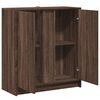 vidaXL Sideboard with LED Brown Oak 77x34x85 cm Engineered Wood