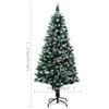 vidaXL Artificial Pre-lit Christmas Tree with Ball Set&Pinecones 150 cm