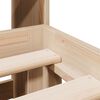 vidaXL Bookcase Bed without Mattress 160x200cm Solid Wood Pine