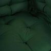 vidaXL Pallet Sofa Cushion Green Fabric