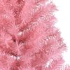 vidaXL Artificial Pre-lit Christmas Tree with 150 LEDs Pink 120 cm PVC
