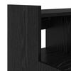 vidaXL Desk with Shelf Black Oak 97 x 45 x 90 cm Engineered Wood