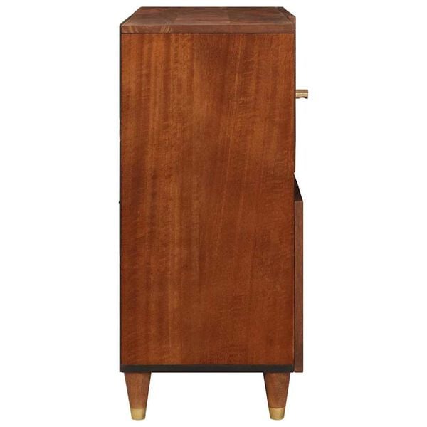 vidaXL Sideboard Brown 80 x 33.5 x 75 cm Solid Mango Wood
