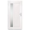 vidaXL Front Door White 108x208 cm PVC