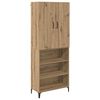 vidaXL Highboard Artisan Oak 69.5 x 34 x 180 cm Engineered Wood