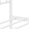 vidaXL Metal Bed Frame without Mattress with Headboard White 90x200cm