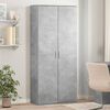 vidaXL Highboard Concrete Grey 80x35x180 cm Engineered Wood