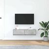 vidaXL TV Cabinet Concrete grey 100 x 31 x 25.5 cm Engineered wood