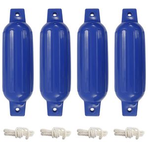 vidaXL Boat bumpers Blue 41 x 11.5 cm PVC