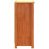 vidaXL Sideboard Wax Brown 39 x 34.5 x 80 cm Solid Pine Wood