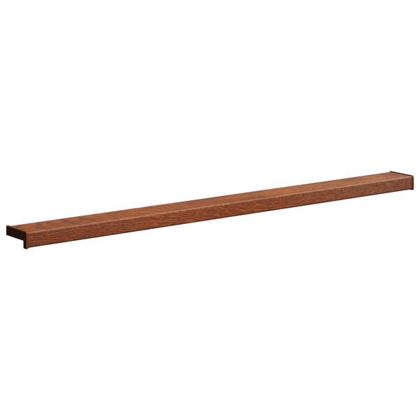 vidaXL Window Sill Brown Wood 140 x 10 x 4.5 cm PVC