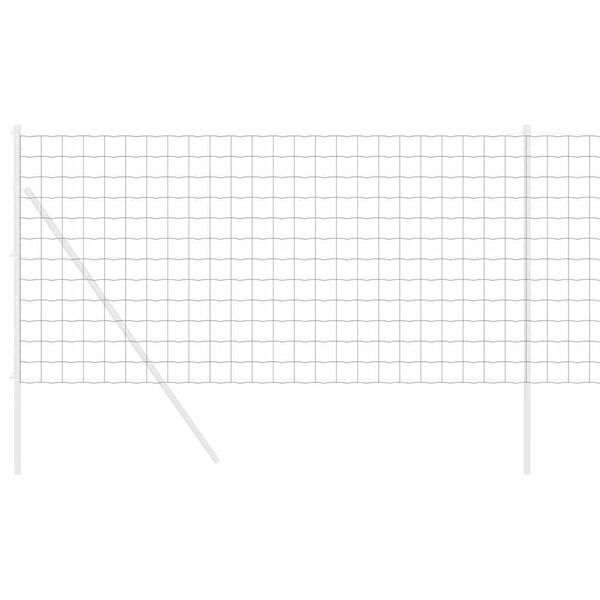 vidaXL Hexagon Fence Silver 1.4 x 100 m Galvanised steel