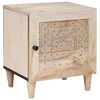 vidaXL Bedside Cabinet Beige 40 x 33 x 46 cm Solid Acacia wood