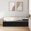 vidaXL Bed Frame with Drawer Black Oak 80 x 200 cm Engineered Wood