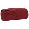 vidaXL Throw Blanket Bordeaux Red 200 x 150 cm Fleece