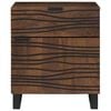 vidaXL Bedside Cabinet Walnut 50 x 33 x 60 cm Solid Acacia wood