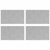 vidaXL Stair Tread 4 pcs 50 x 30 cm Silver Aluminium Rectangular