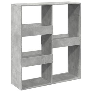 vidaXL Book Cabinet/Room Divider Concrete Grey 100x33x115 cm