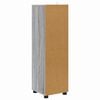 vidaXL Bathroom Cabinet Grey Sonoma 30.5 x 30 x 101 cm Engineered Wood