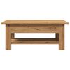 vidaXL Coffee Table Artisan Oak 102x55x42 cm Engineered Wood