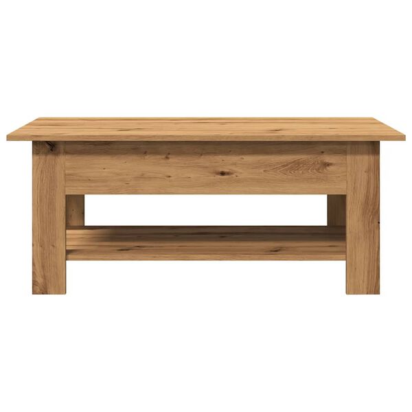 vidaXL Coffee Table Artisan Oak 102x55x42 cm Engineered Wood