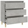 vidaXL Sideboard Concrete Grey 60x35x70 cm Engineered Wood