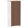 vidaXL Wardrobes with Shelf White 76 x 50 x 170 cm Solid Pine Wood