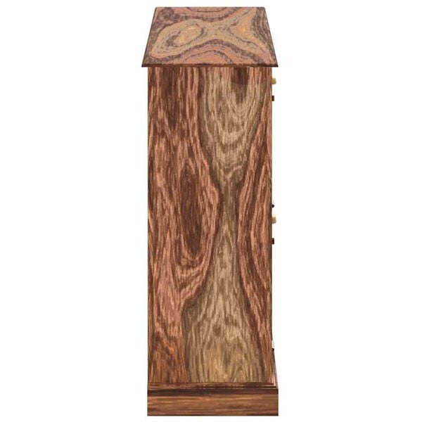 vidaXL Shoe Cabinet 140x35x90 cm Solid Acacia Wood