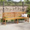 vidaXL Garden Bench Brown 220 x 56 x 90 cm Solid Acacia Wood