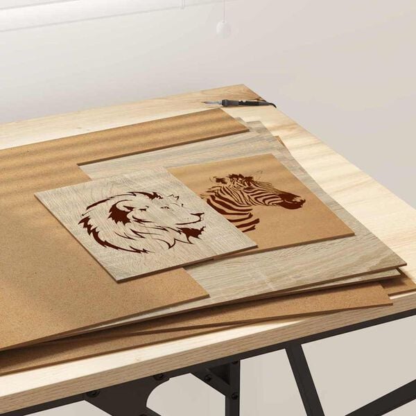 vidaXL Decor Panels 12 pcs Sonoma Oak 40 x 60 x 0.27 cm