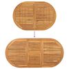 vidaXL Garden Dining Set 7 pcs Brown Solid Teak Wood