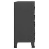 vidaXL Industrial Drawer Cabinet Anthracite 78x40x93 cm Metal