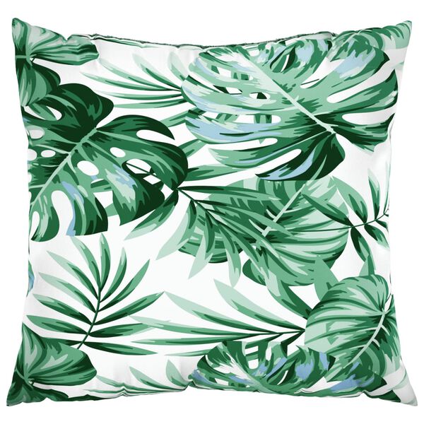 vidaXL Sofa Cushions 4 pcs Leaf Pattern 50x50 cm Fabric
