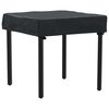 vidaXL Table Cover Plain Black 82 x 82 x 15 cm Fabric