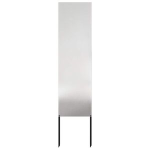 vidaXL Garden Privacy Screen Silver 32 x 140 cm Stainless steel